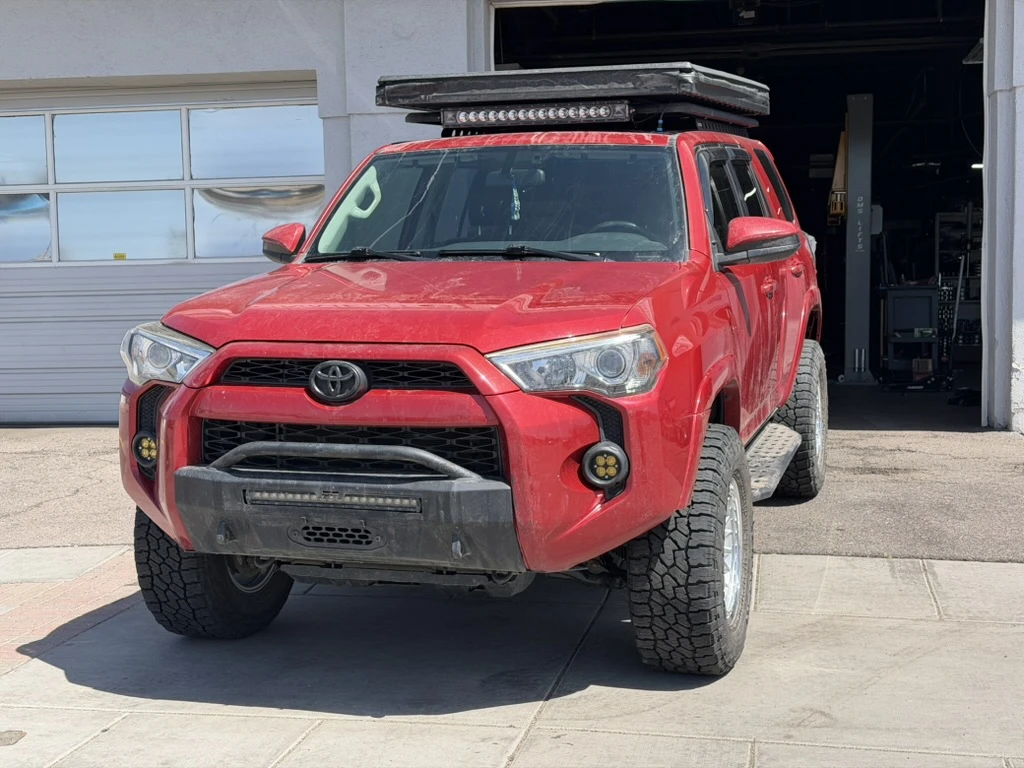 2021 Toyota 4Runner with Basta RF3 Polished Silver Rims