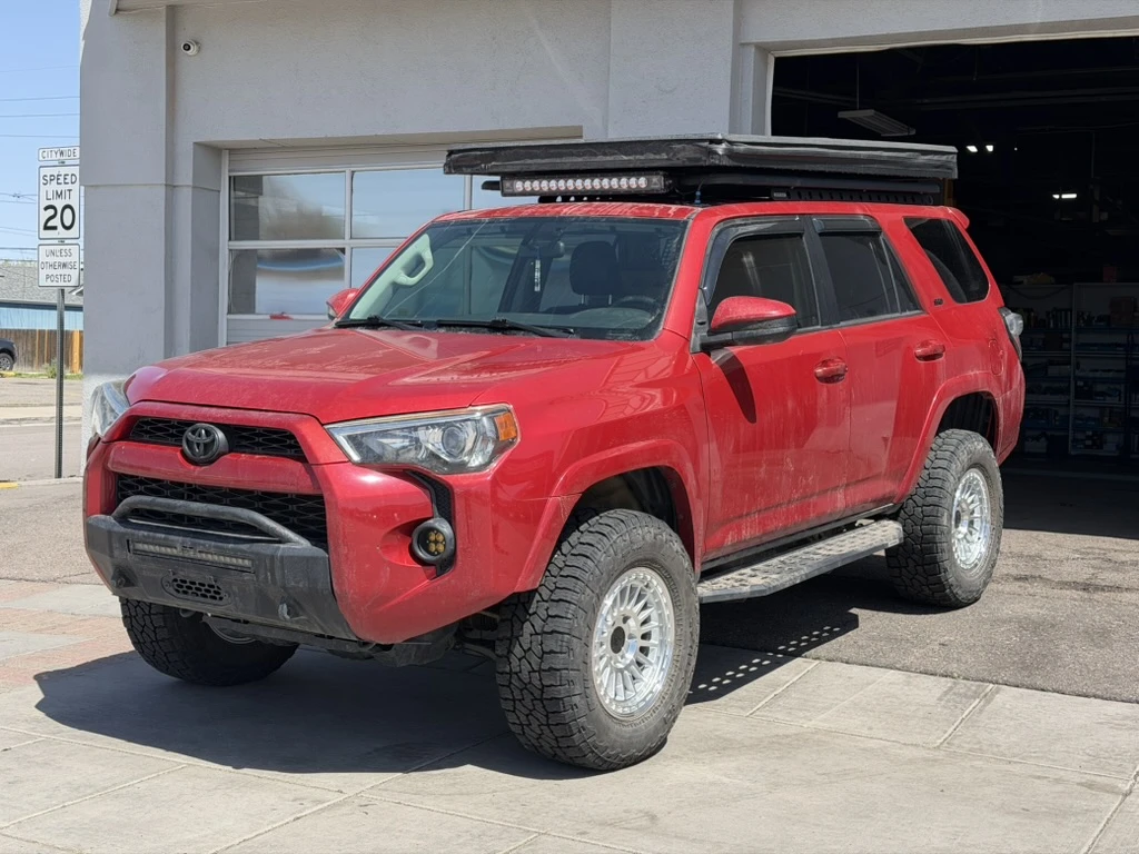 2021 Toyota 4Runner with Basta RF3 Polished Silver Wheels