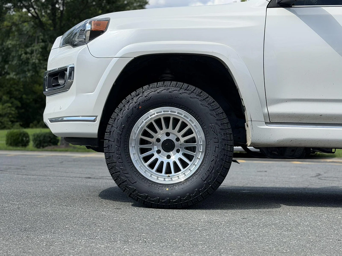 2022 Toyota 4Runner with Basta RF3 Polished Silver Wheels