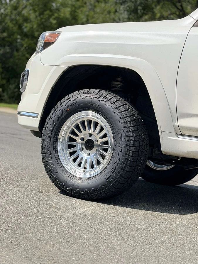Basta RF3 Polished Silver on 2022 Toyota 4Runner
