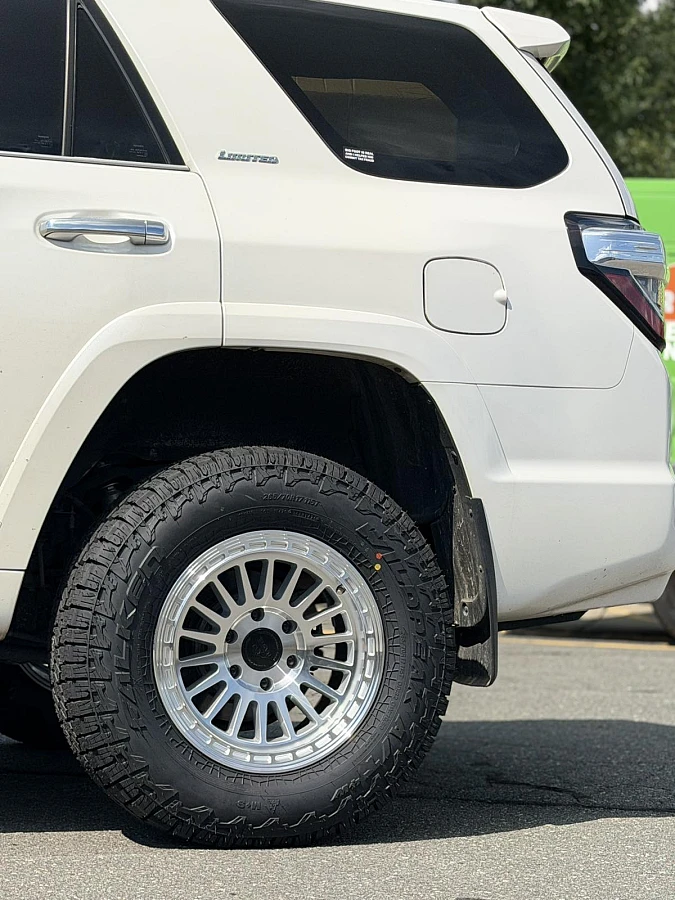 Polished Silver Basta RF3 on 2022 Toyota 4Runner