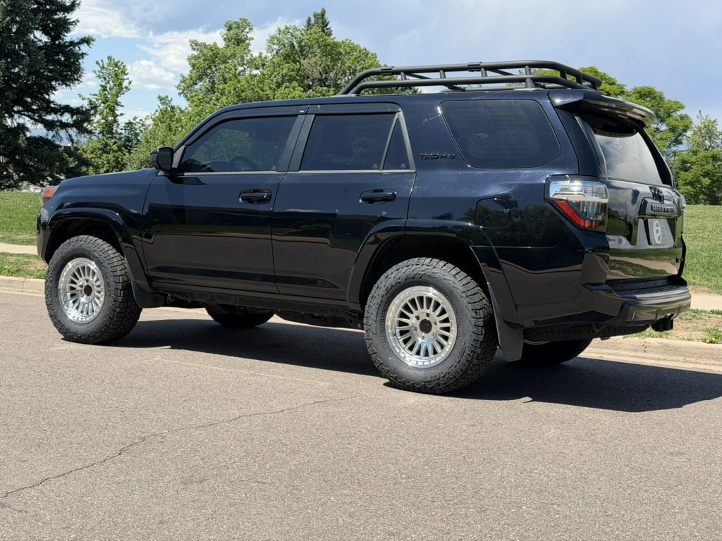 2023 Toyota 4Runner Fitted with Polished Silver Basta RF3 Rims