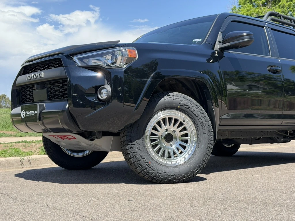 Polished Silver Basta RF3 Rim on 2023 Toyota 4Runner