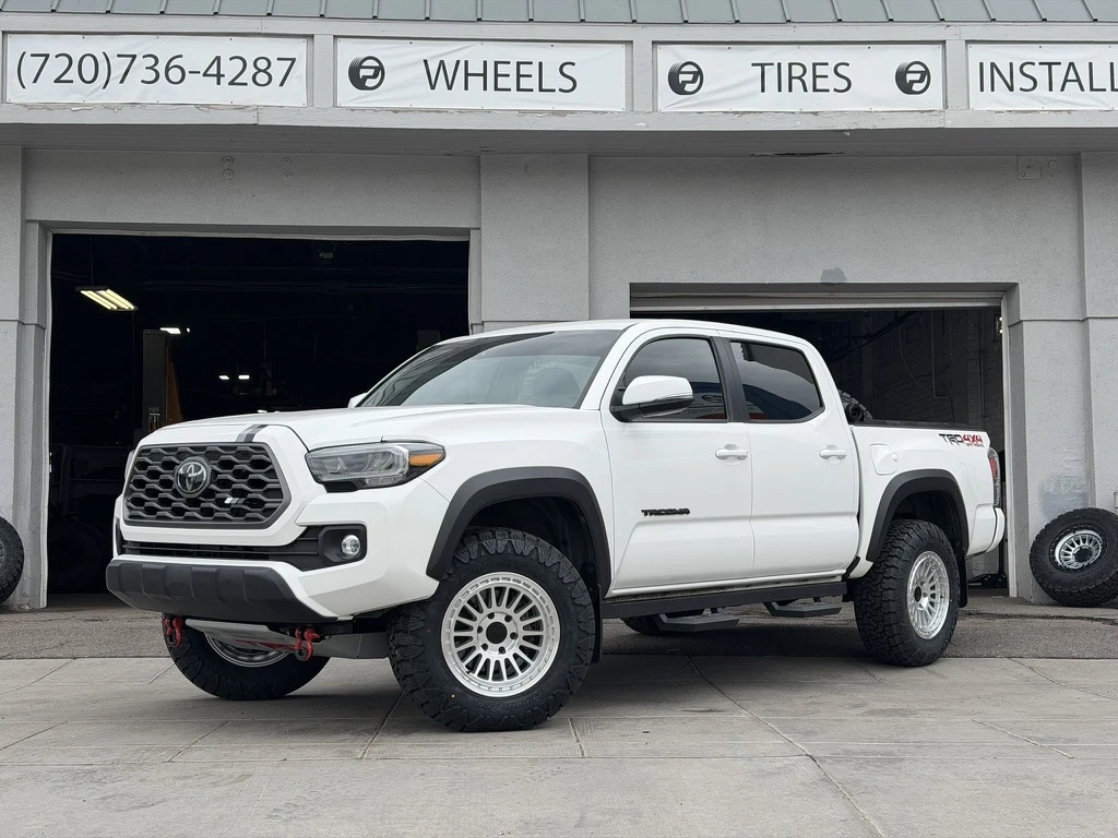 Basta RF3 Polished Silver Rim on 2023 Toyota Tacoma