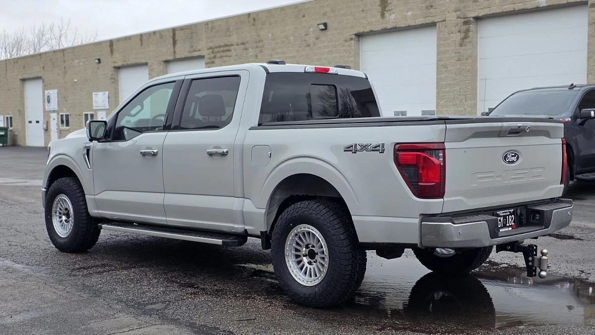 2024 Ford F-150 with Basta RF3 Polished Silver Wheels