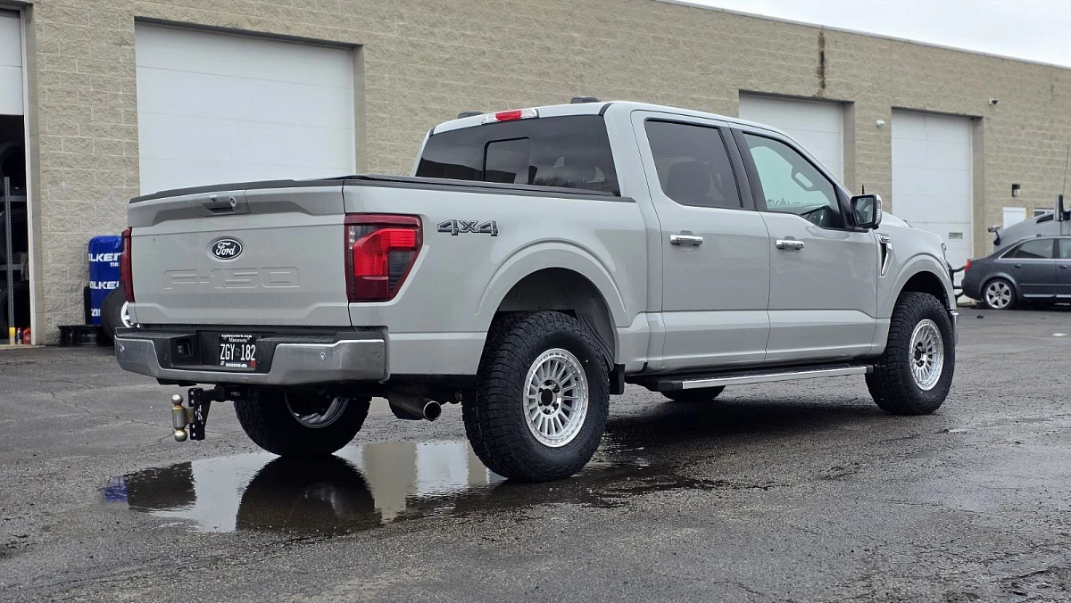 Basta RF3 Polished Silver Rim on 2024 Ford F-150