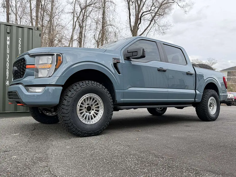 Basta RF3 Polished Silver on 2025 Ford F-150