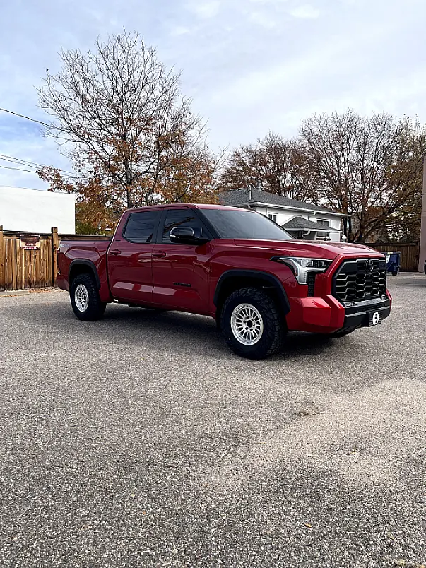 2025 Toyota Tundra with Basta RF3 Polished Silver Rims
