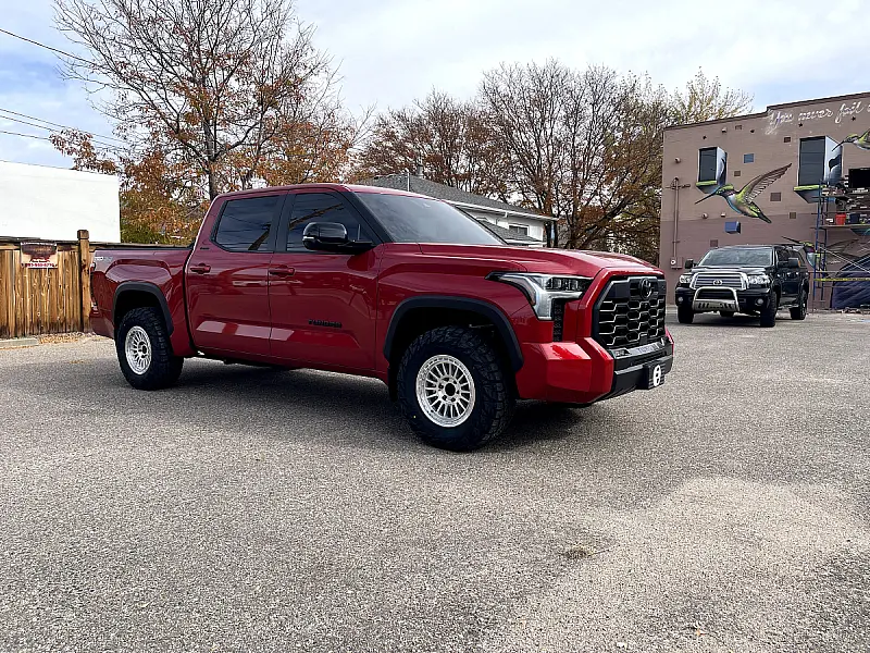 Polished Silver Basta RF3 on 2025 Toyota Tundra