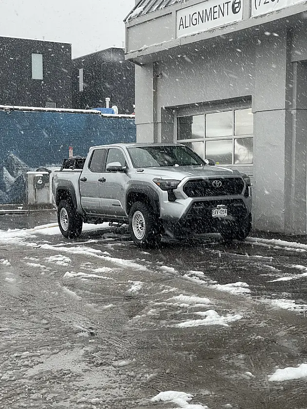 Basta RF3 Polished Silver on 2026 Toyota Tacoma