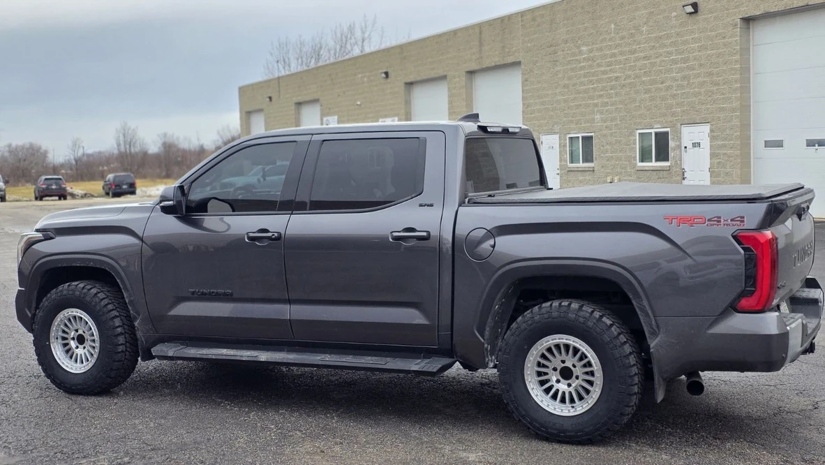 Basta RF3 Polished Silver Rim on 2026 Toyota Tundra