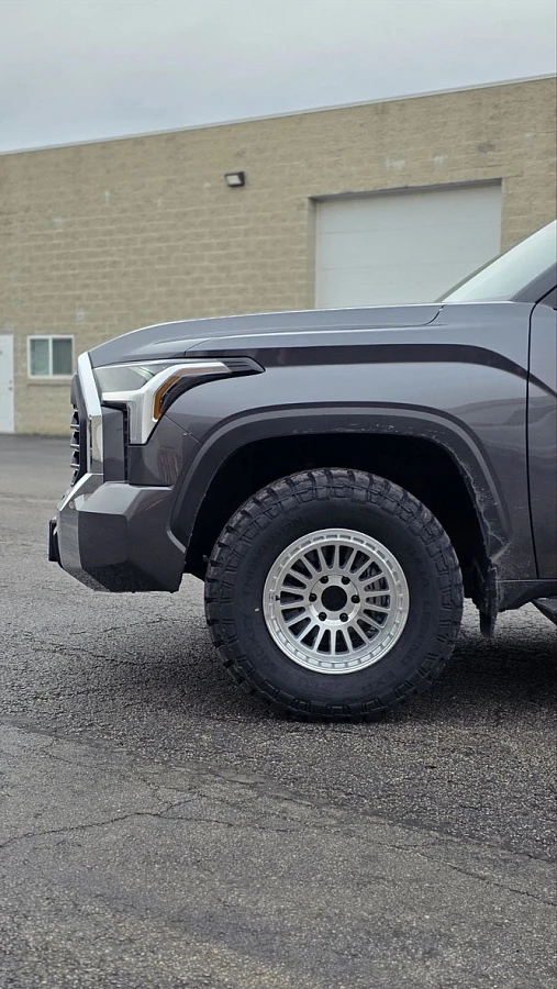 Polished Silver Basta RF3 on 2026 Toyota Tundra