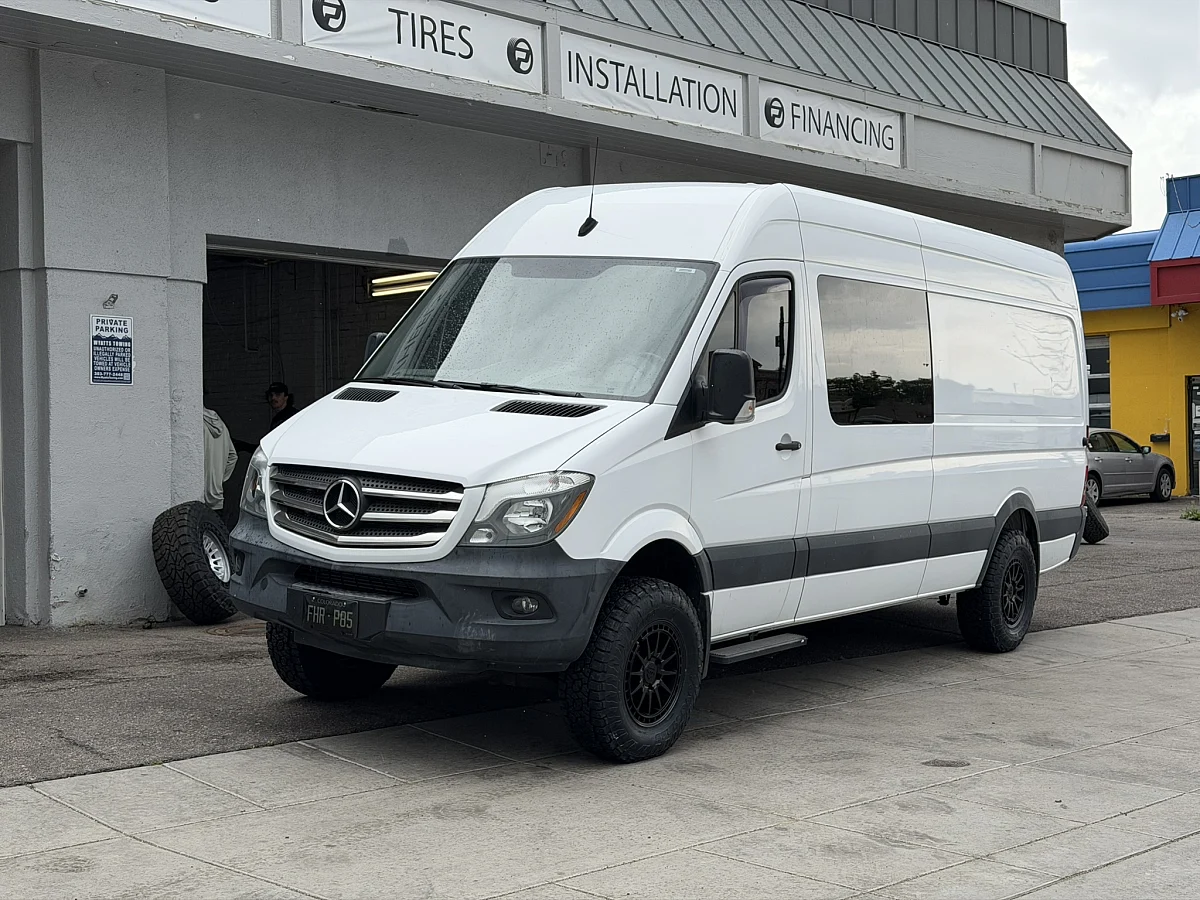Lock Off-Road Baja Black Rim on 2018 Mercedes-Benz Sprinter