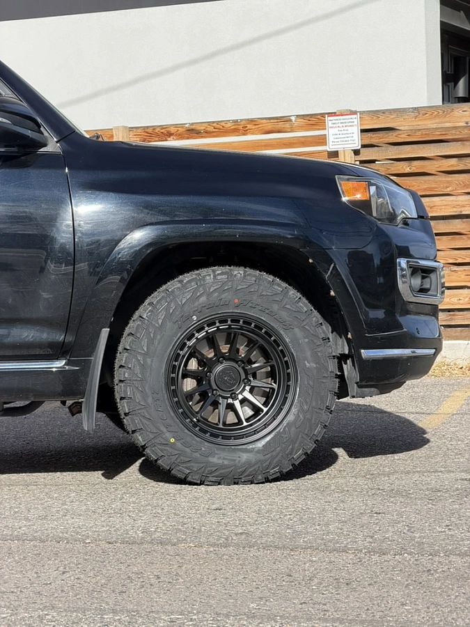 2019 Toyota 4Runner with Lock Off-Road Baja Black Wheels
