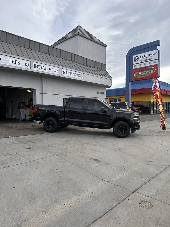 2025 Ford F-150 with Lock Off-Road Baja Black Wheels