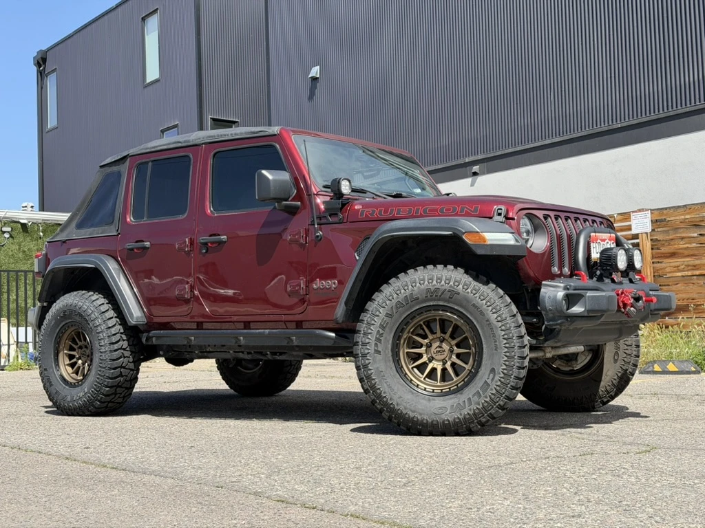 2016 Jeep Wrangler with Bronze Lock Off-Road Baja Rims