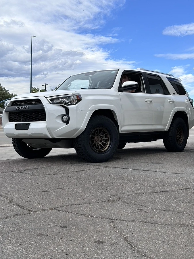 2023 Toyota RAV4 with Lock Off-Road Baja Bronze Wheels
