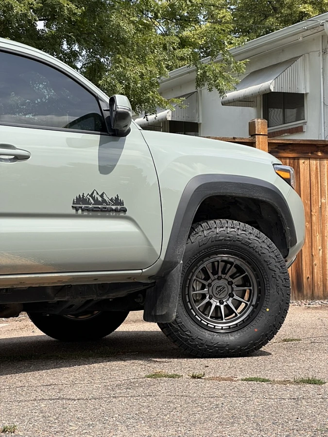 2024 Toyota Tacoma with Charcoal Lock Off-Road Baja Rims