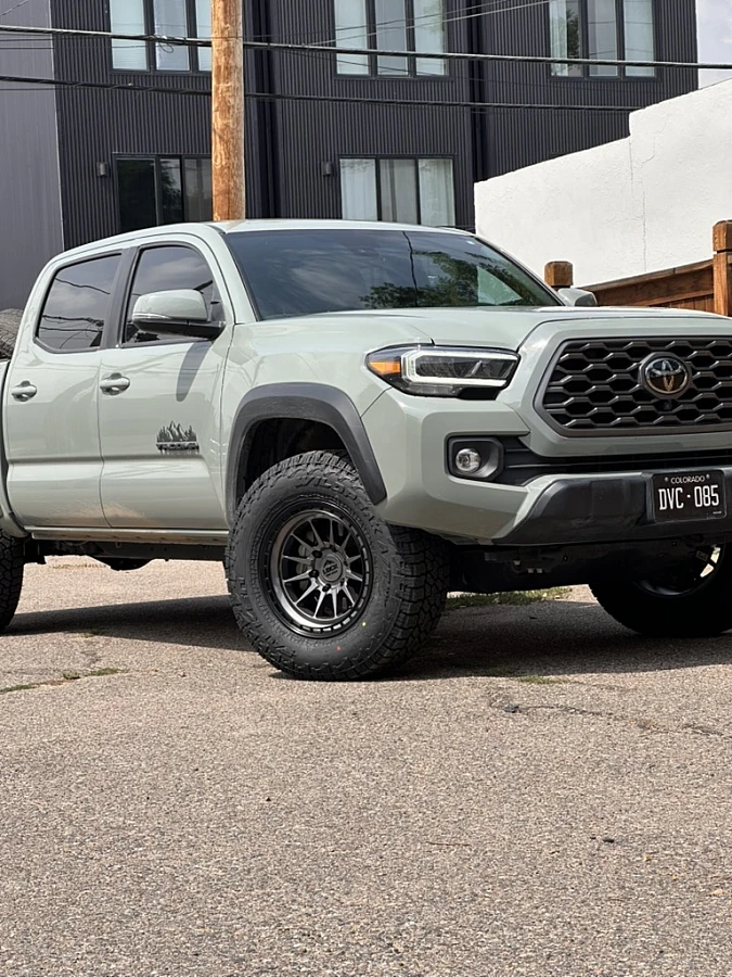 Lock Off-Road Baja Charcoal Aftermarket Wheel on 2024 Toyota Tacoma