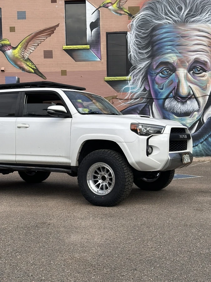 2022 Toyota 4Runner with Lock Off-Road Baja Polished Silver Rims