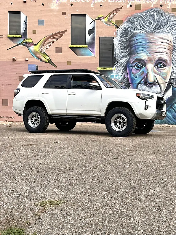 Lock Off-Road Baja Polished Silver on 2022 Toyota 4Runner