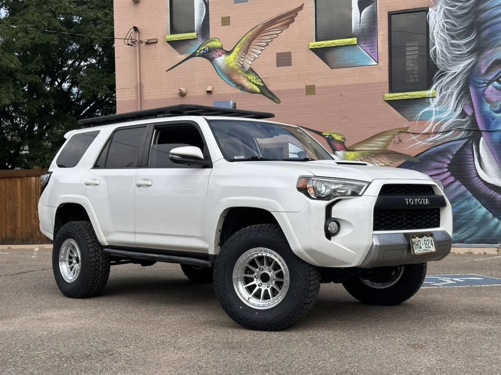 Lock Off-Road Baja Polished Silver Aftermarket Wheel on 2022 Toyota 4Runner