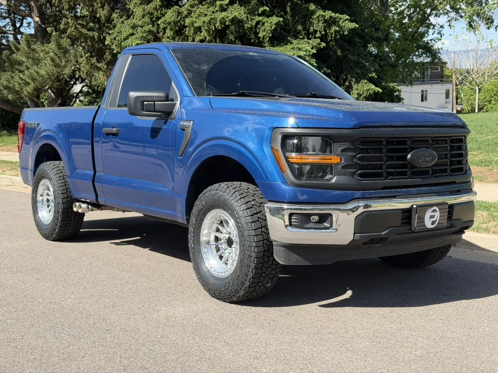 2024 Ford F-150 with Lock Off-Road Baja Polished Silver Rims