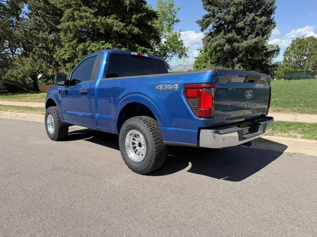 2024 Ford F-150 Fitted with Polished Silver Lock Off-Road Baja Rims