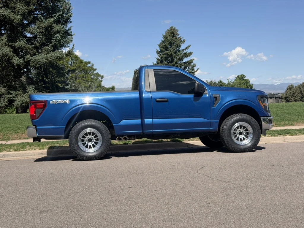 Lock Off-Road Baja Polished Silver on 2024 Ford F-150