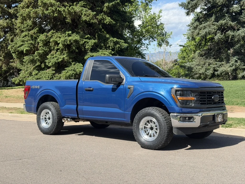 Lock Off-Road Baja Polished Silver Rim on 2024 Ford F-150