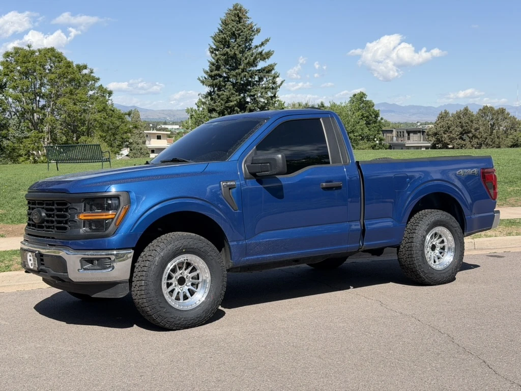 Lock Off-Road Baja Wheels in Polished Silver for 2024 Ford F-150