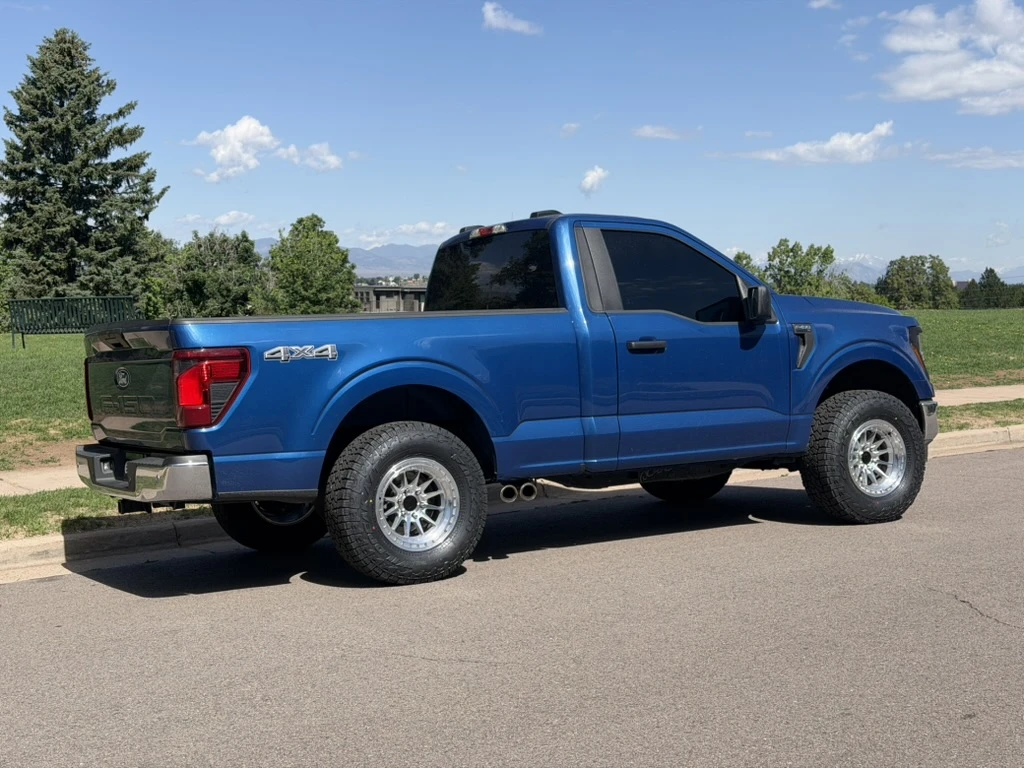Polished Silver Lock Off-Road Baja on 2024 Ford F-150