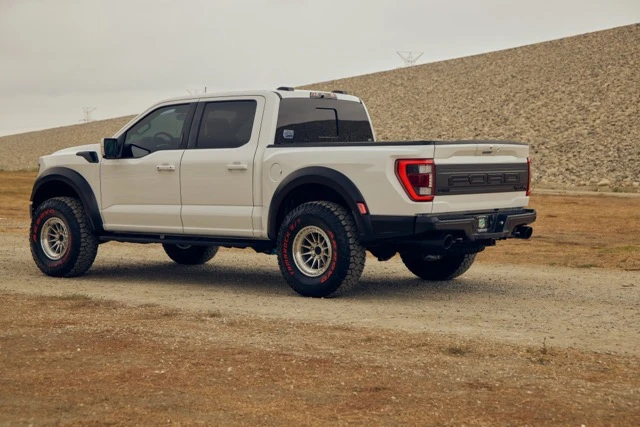 2026 Ford F-150 with Polished Silver Lock Off-Road Baja Rims