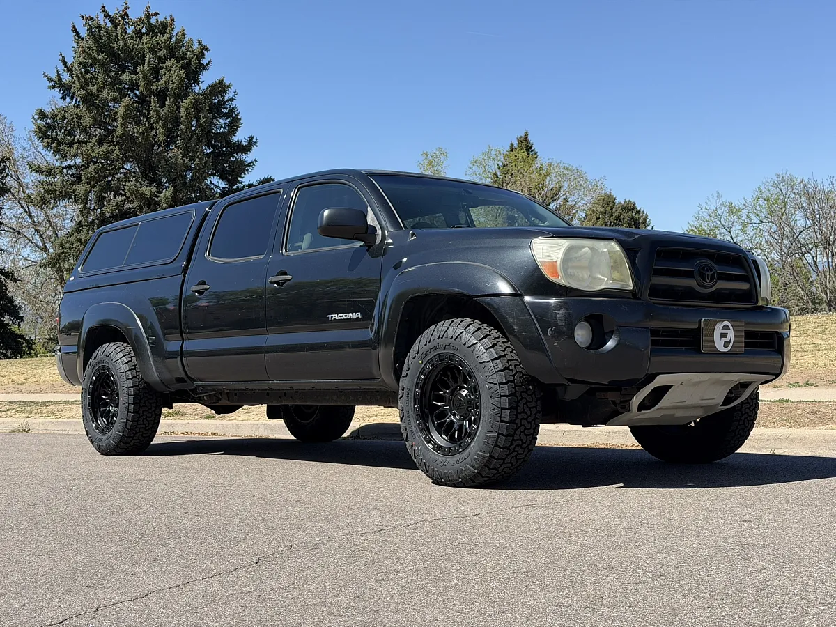 Lock Off-Road Combat Black Rim on 2008 Toyota Tacoma