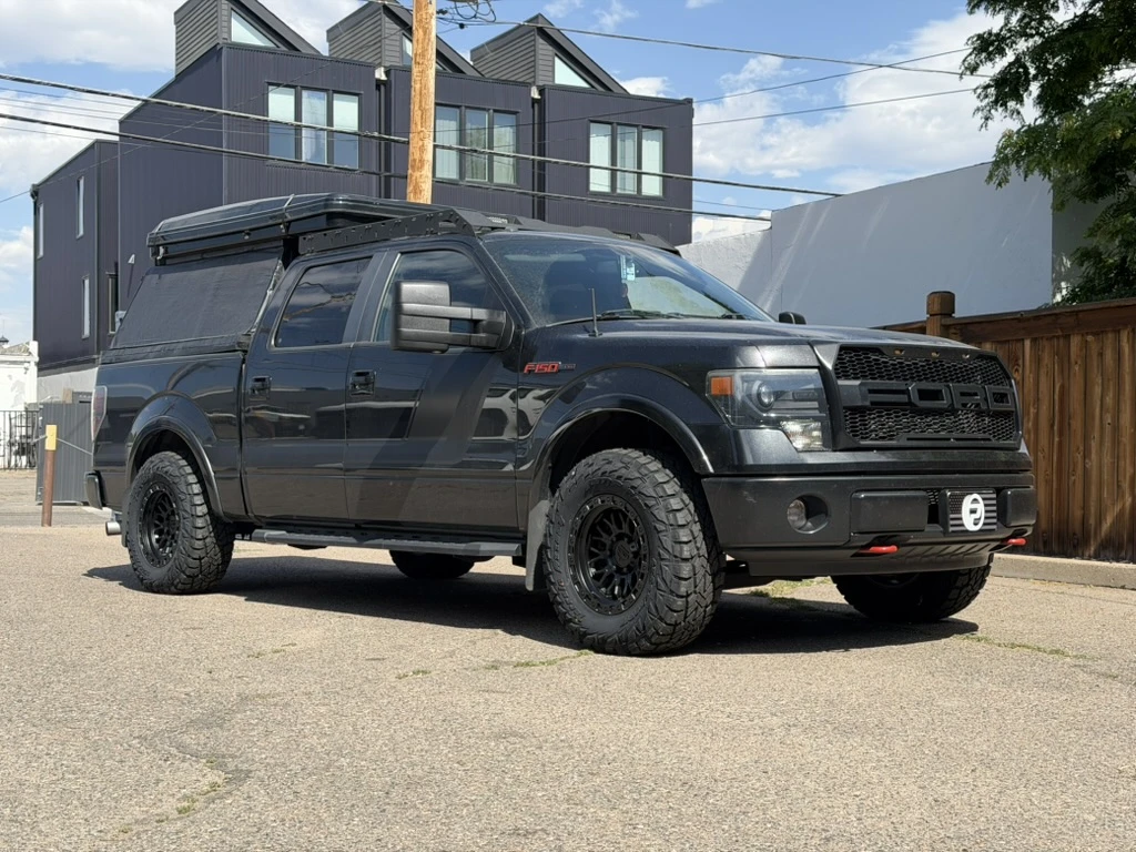 Lock Off-Road Combat Black Rim on 2012 Ford F-150
