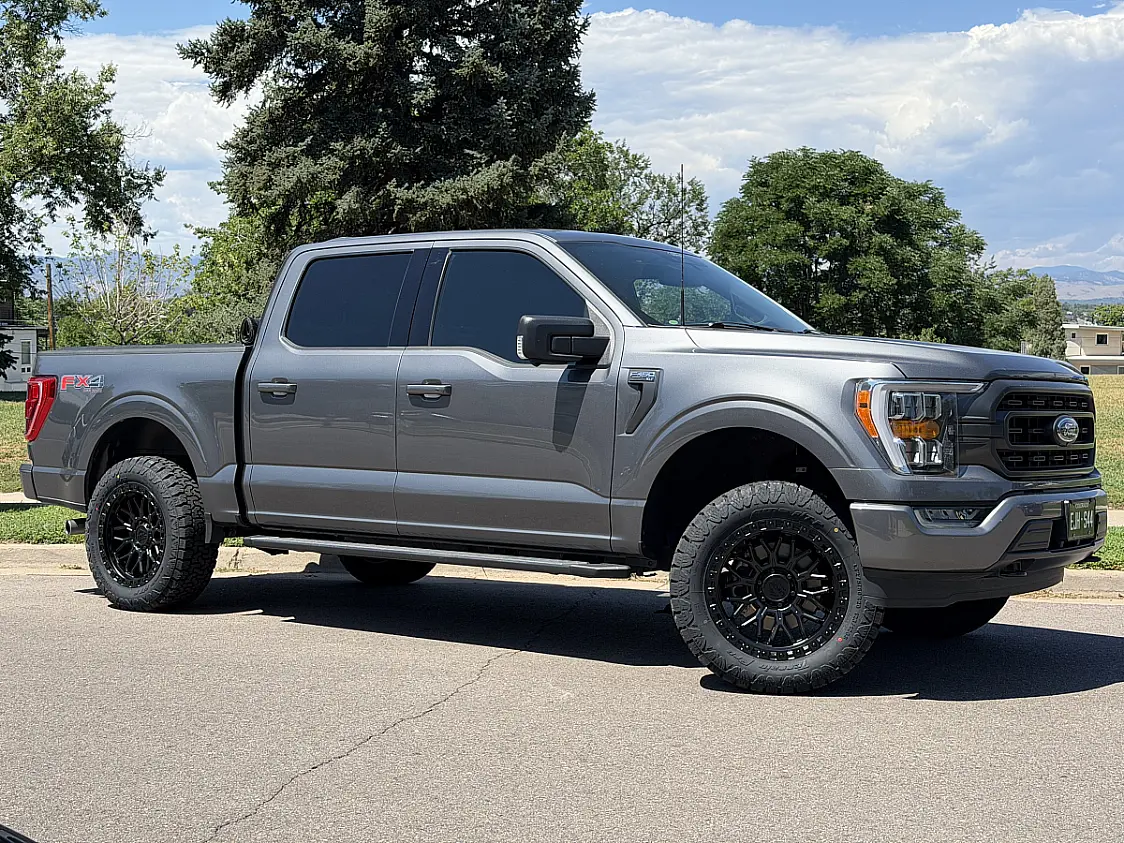 2022 Ford F-150 Equipped with Lock Off-Road Combat Black