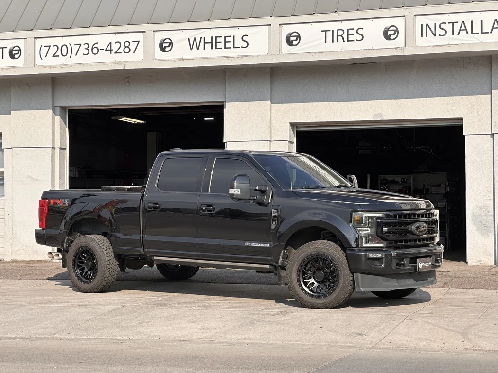 2022 Ford F-250 Fitted with Black Lock Off-Road Combat Rims
