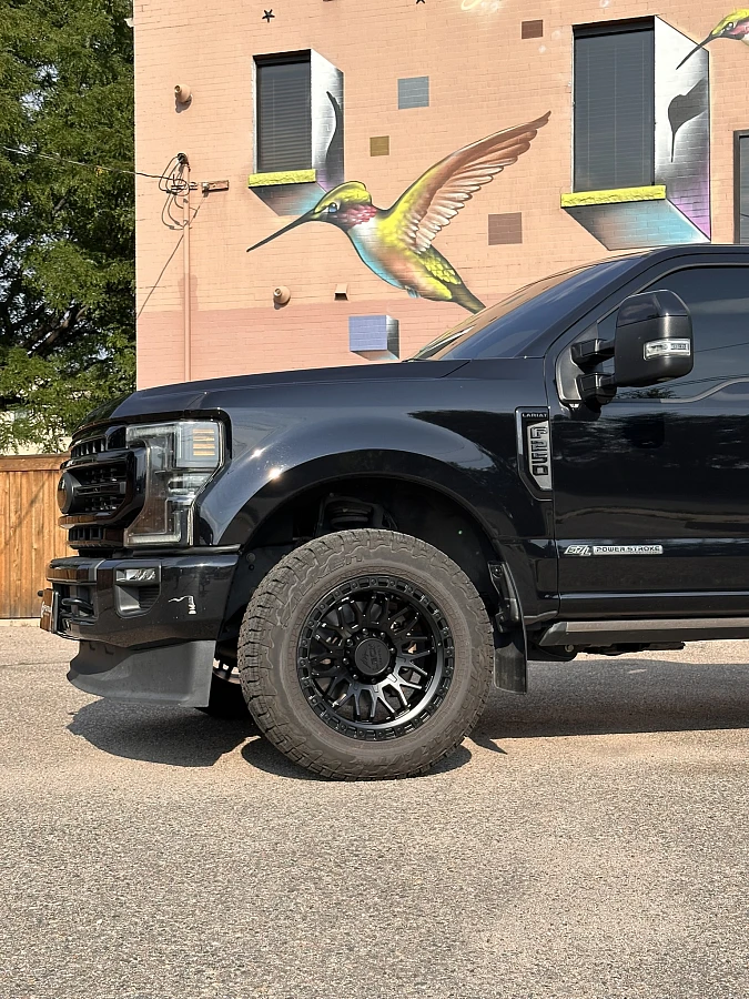 2022 Ford F-250 Lock Off-Road Combat Black Wheel