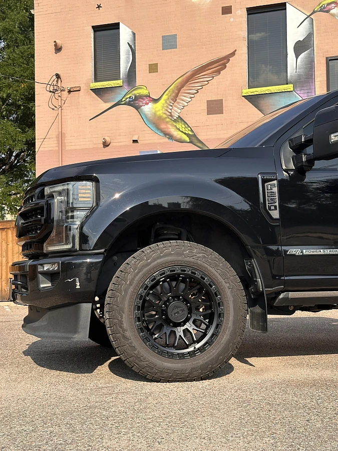 2022 Ford F-250 Lock Off-Road Combat Black Custom Wheels
