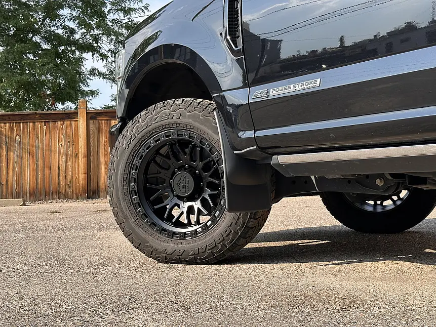 Lock Off-Road Black Combat Wheel on 2022 Ford F-250