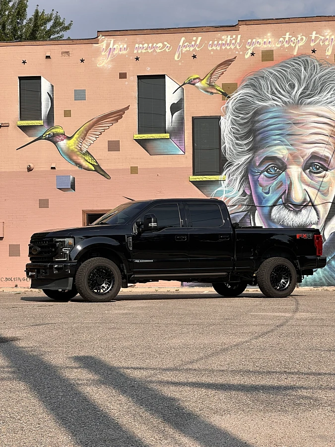 Lock Off-Road Combat Black on 2022 Ford F-250