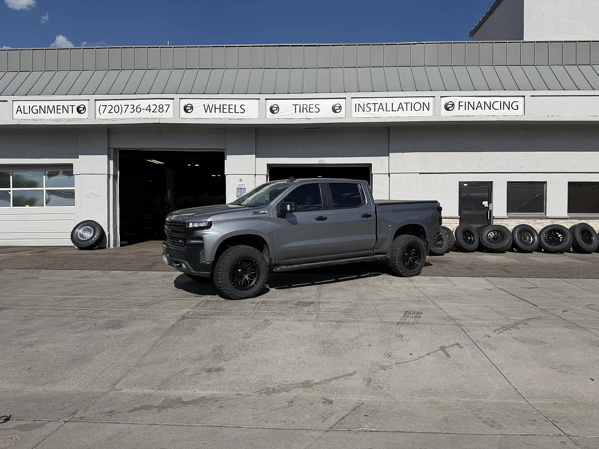2025 Chevrolet Silverado 1500 Fitted with Black Lock Off-Road Combat Rims