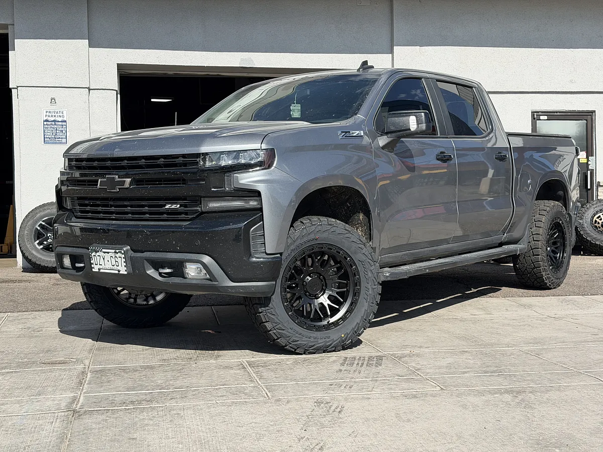 2025 Chevrolet Silverado 1500 with Lock Off-Road Combat Black Wheels