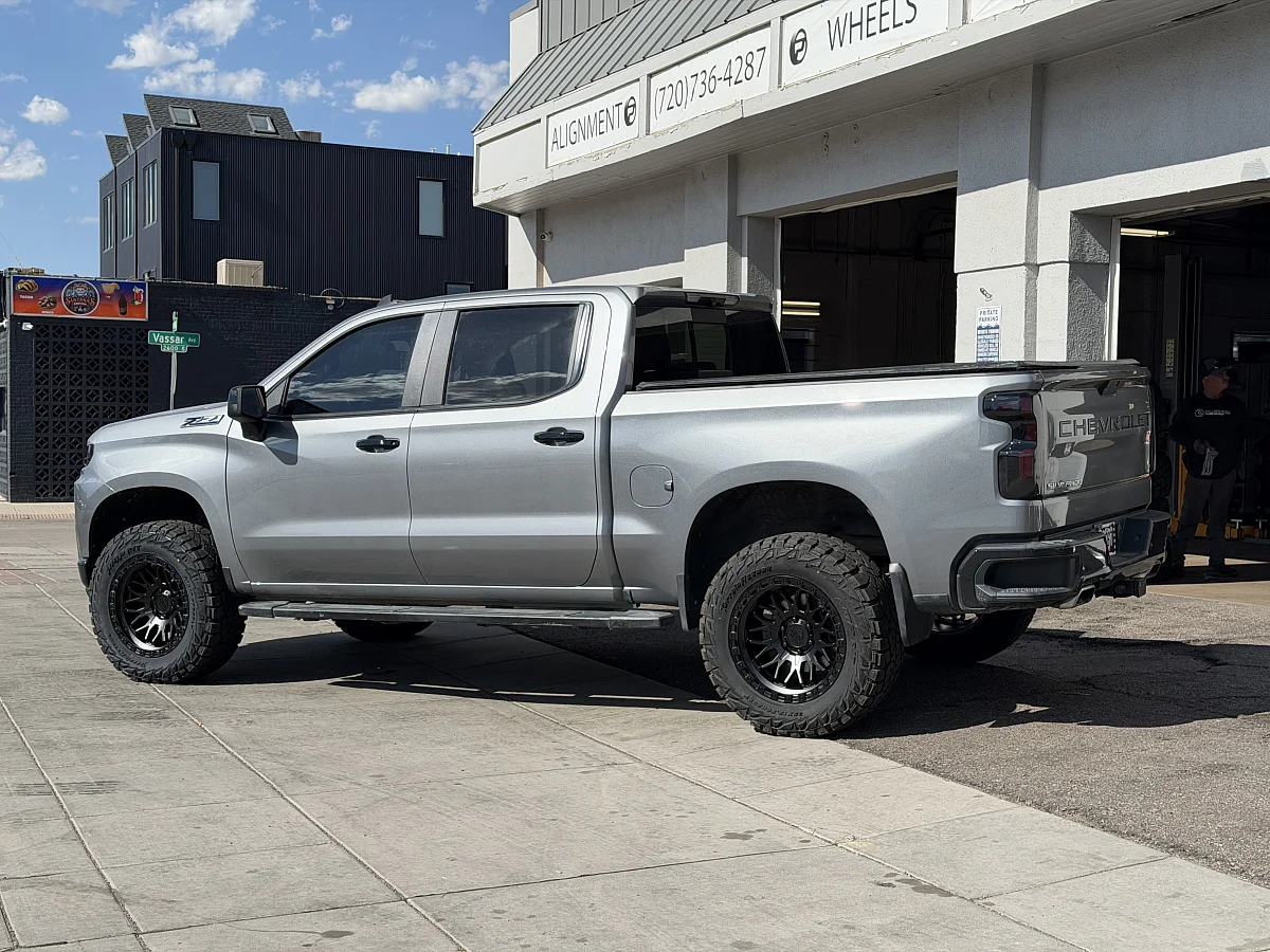 2025 Chevrolet Silverado 1500 with Black Lock Off-Road Combat Rims