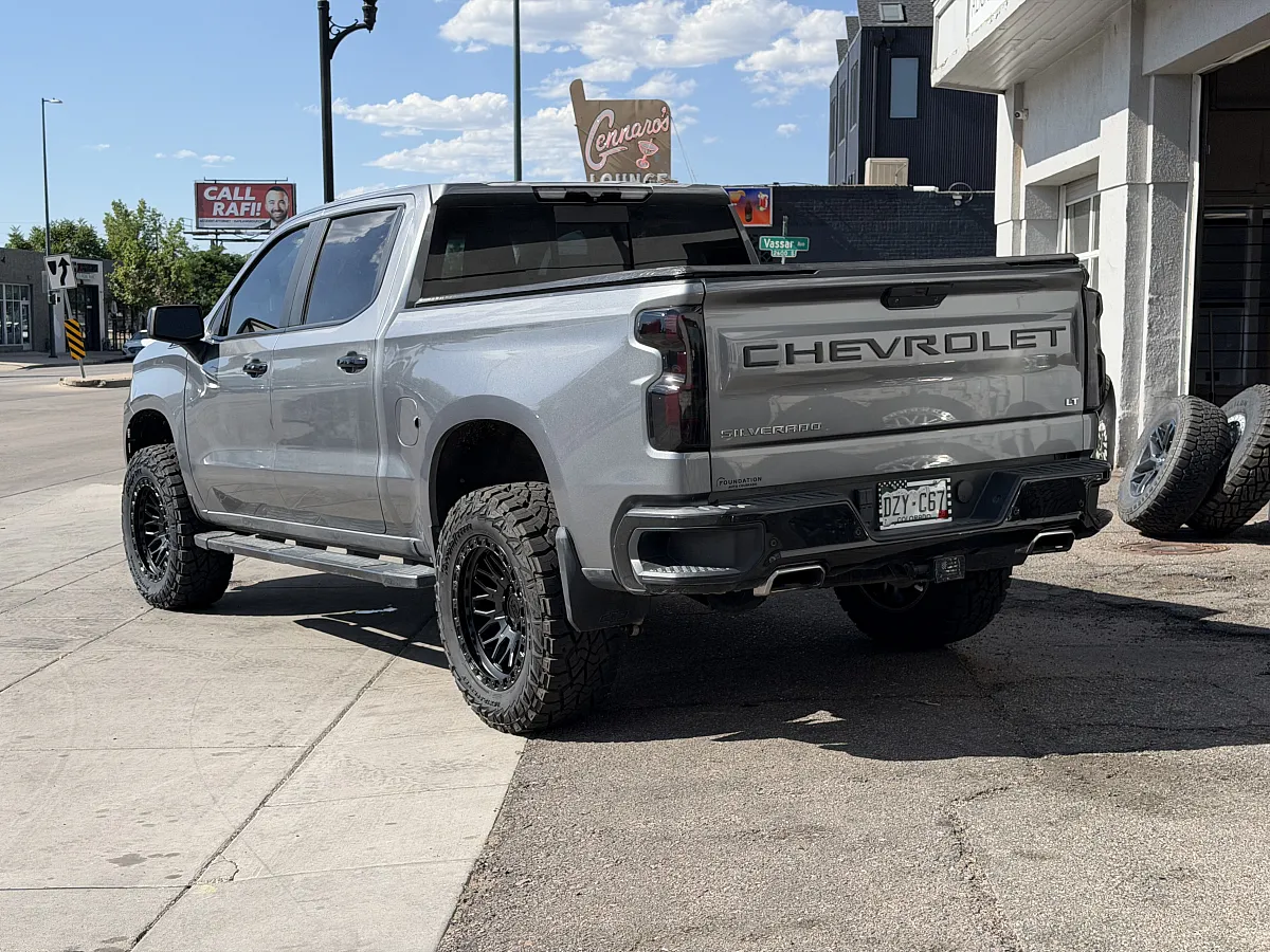 2025 Chevrolet Silverado 1500 with Lock Off-Road Combat Black Rims