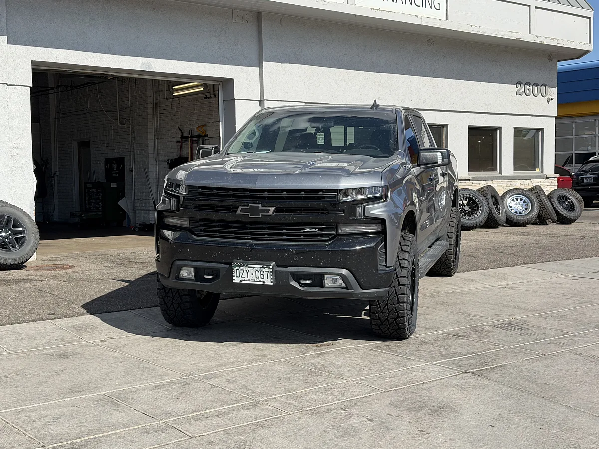 Lock Off-Road Combat Black Aftermarket Wheel on 2025 Chevrolet Silverado 1500