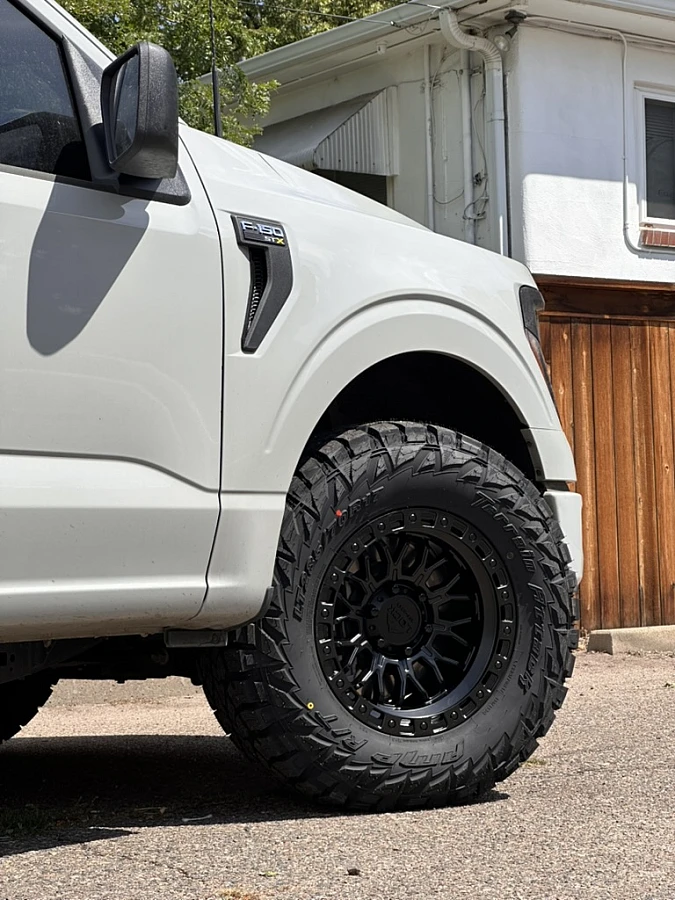 Lock Off-Road Combat Black Aftermarket Wheel on 2025 Ford F-150