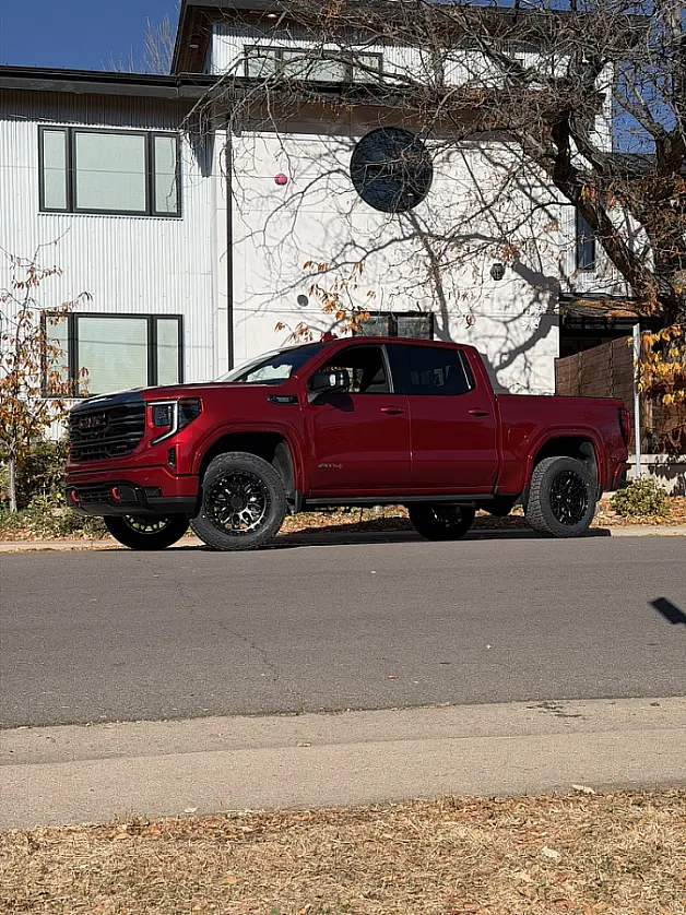 2026 GMC Sierra 1500 with Black Lock Off-Road Combat Rims