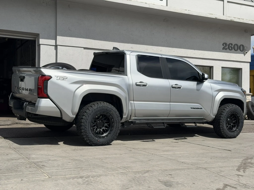 2026 Toyota Tacoma with Lock Off-Road Combat Black Wheels