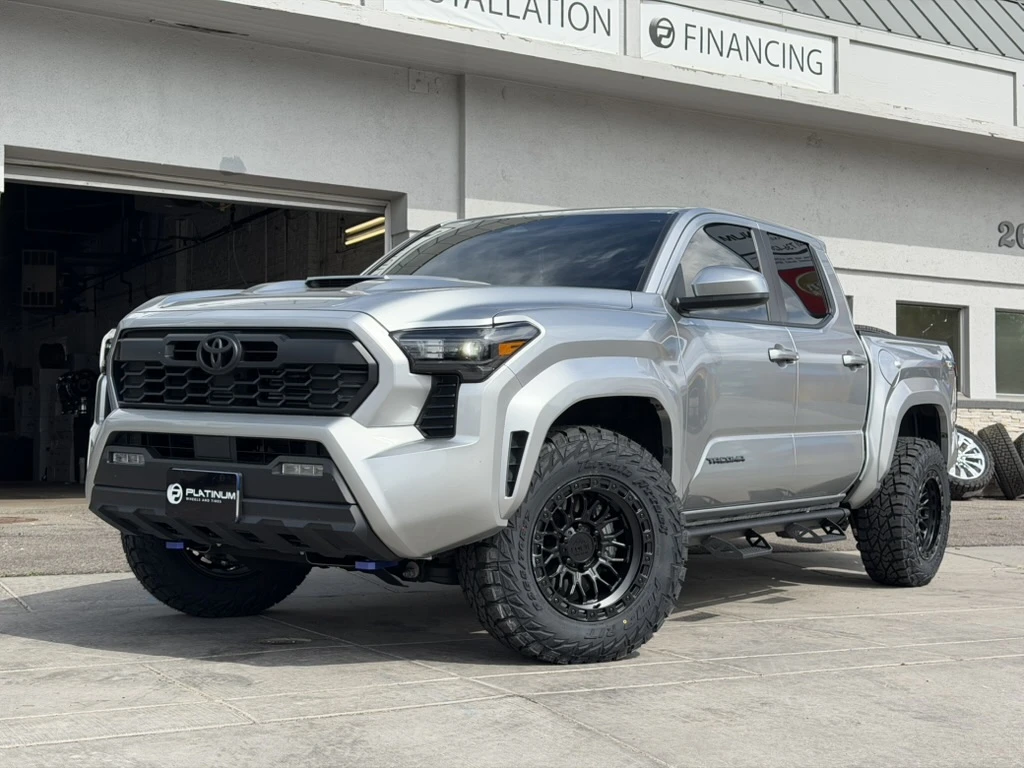 2026 Toyota Tacoma with Black Lock Off-Road Combat Rims